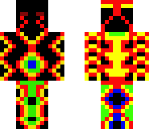 evil rainbow man of death