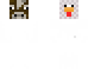 cow pig sheep chicken and wolf