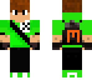 green parkour man