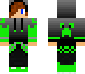 green hoodie