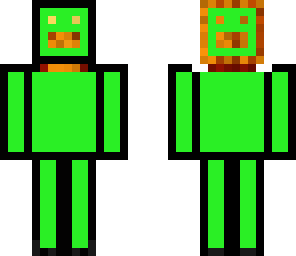 green and blue neon happy guy