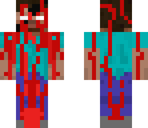 herobrine whit blood