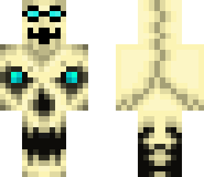 skull guy with a face