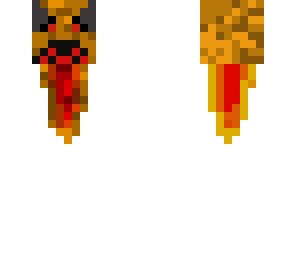 awkward floating fire ball head