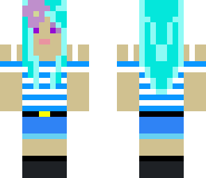 pretty blue girl
