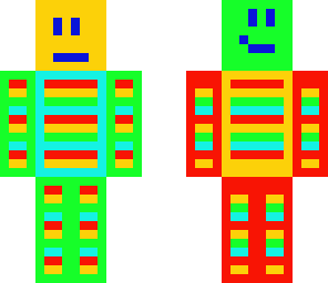 rainbow person