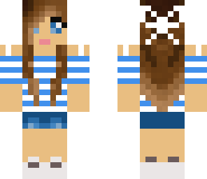 girl in blue
