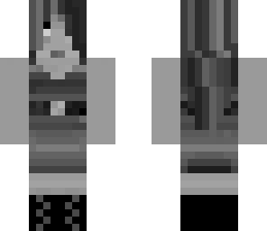 black and white skin