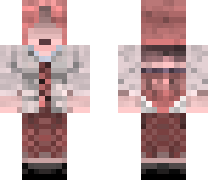 pink hair schoolgirl