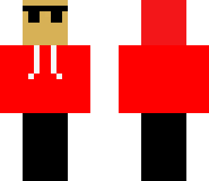 guy with red hoodie