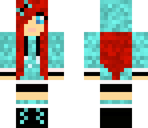just another girl in blue with red hair