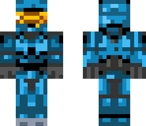 blue halo man