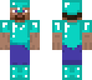 diamond armored steve