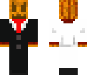 pumpkin in suit