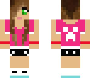 girl runner with creeper