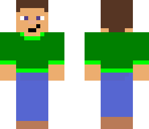 green shirt