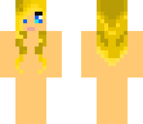 blonde hair girl template