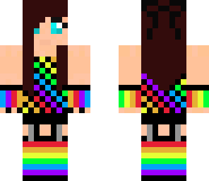 rainbow girl