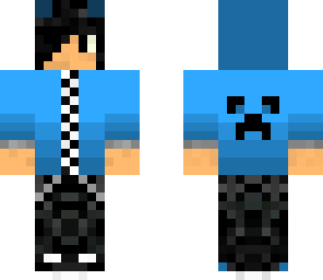 blue man