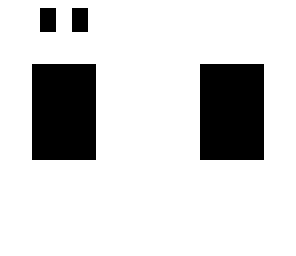 black n white rubix cube