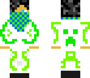 blue and green emo guy