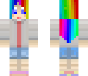 rainbow girl