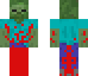 blood herobrine\'s minion zombie
