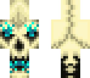 flaming skull