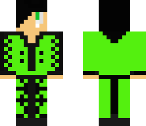 green suit man