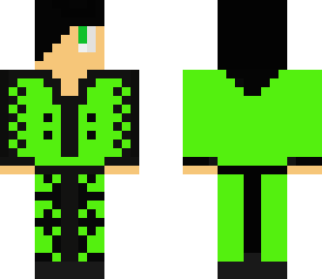 green suit