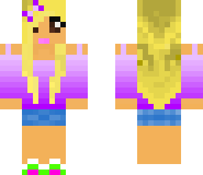 purple shaded girl