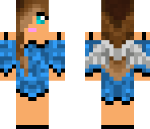 blue angle girl