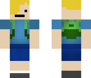 finn with blonde hair