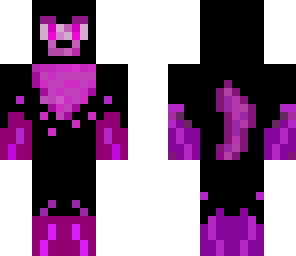 purple neon wolf