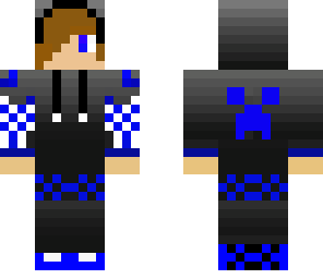 blue creeper hoodie