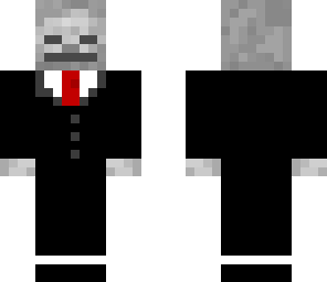 skeleton in suit