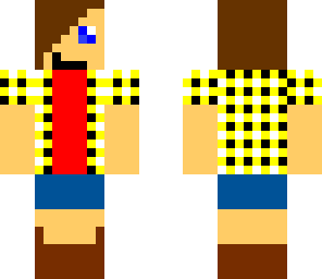 plaid boy yellow