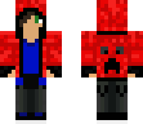 red emo boy