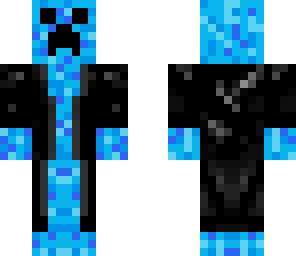 blue creeper in coat