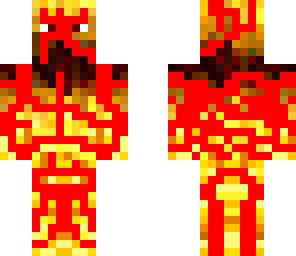 dead blaze with rod on leg