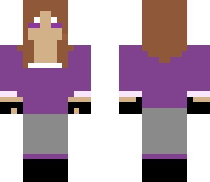 edited purple girl