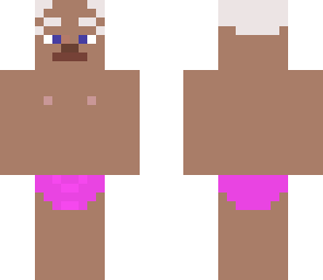old man in speedo