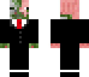 zombie pigman in suit