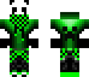 green gangster panda