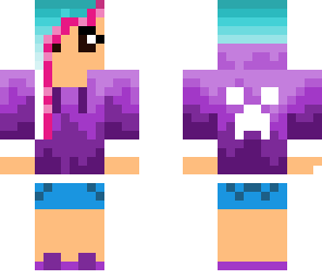creeper hoody girl