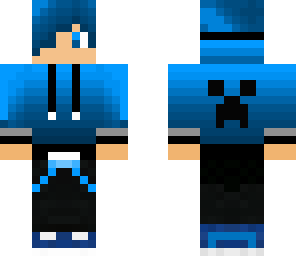 blue teenage boy
