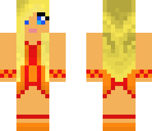 sweet orange dress