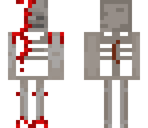 bloddy skeleton