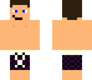 guy in trunks