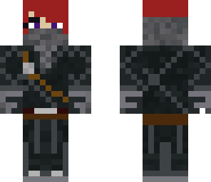 dark ninja lady without hood